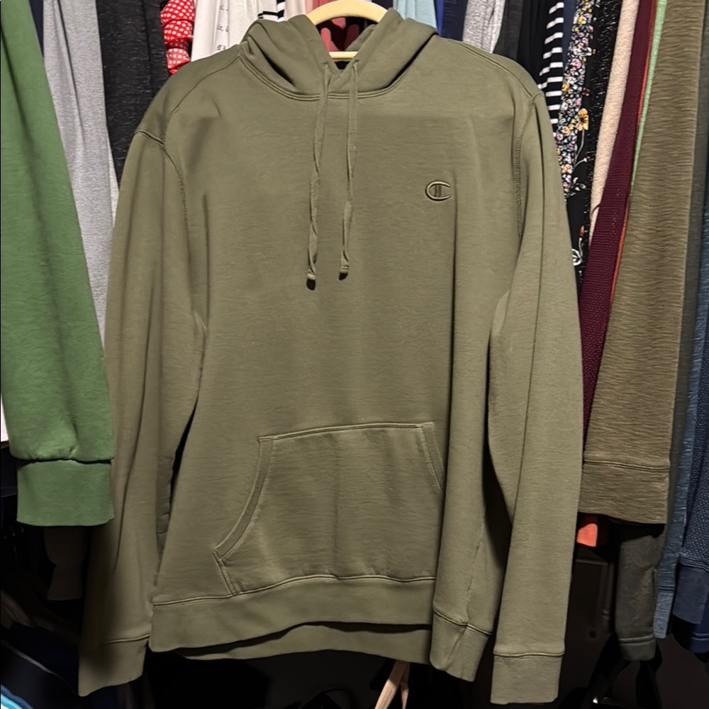 Champion Green Sweatshirt Casual Comfort